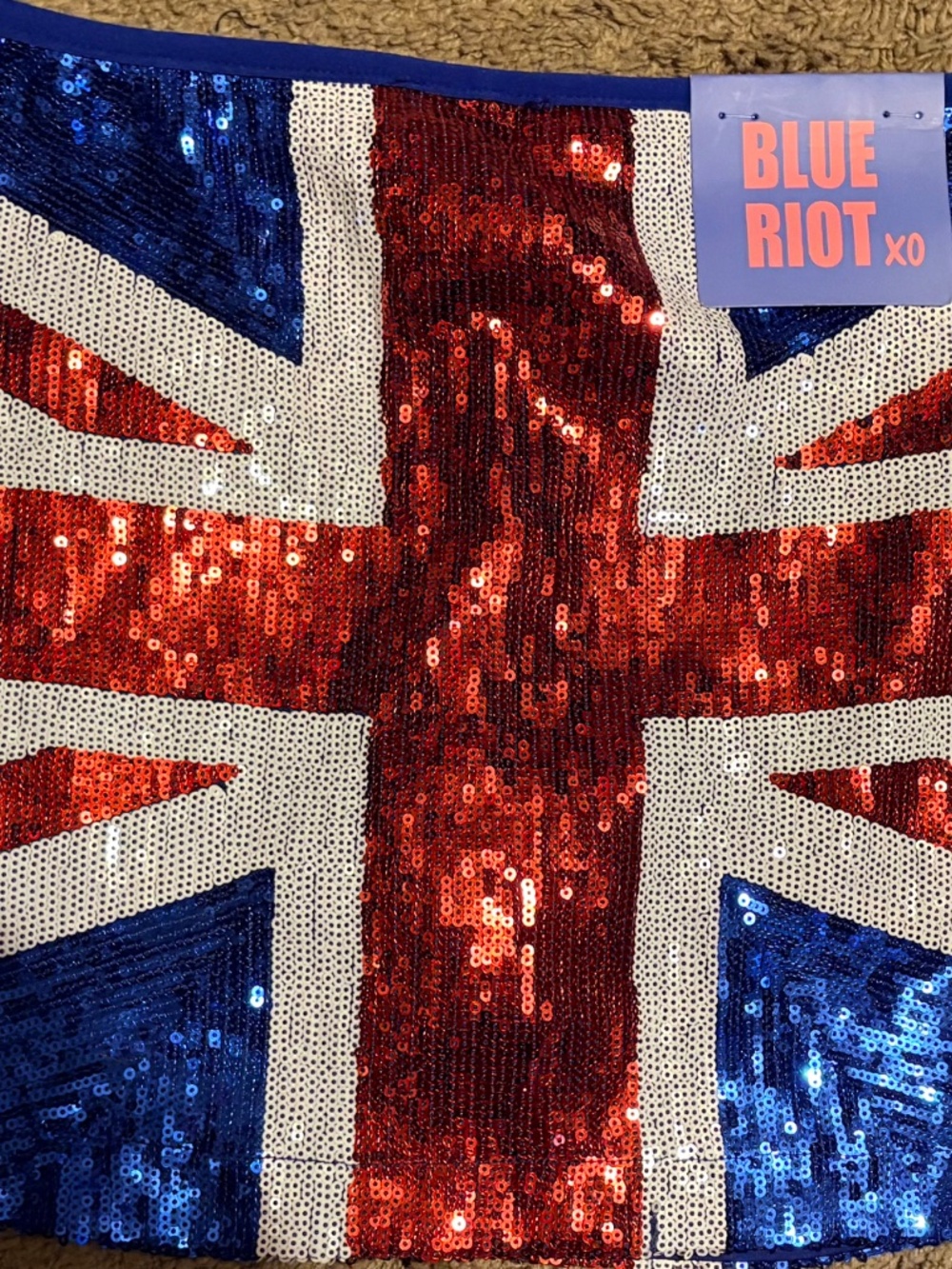 Blue Riot Miniskirt - Picture 2 of 4